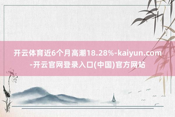 开云体育近6个月高潮18.28%-kaiyun.com-开云官网登录入口(中国)官方网站
