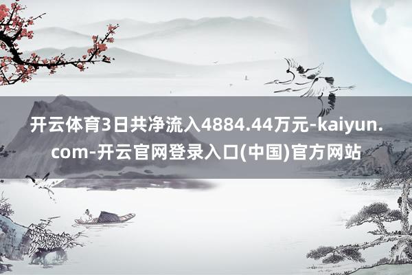 开云体育3日共净流入4884.44万元-kaiyun.com-开云官网登录入口(中国)官方网站